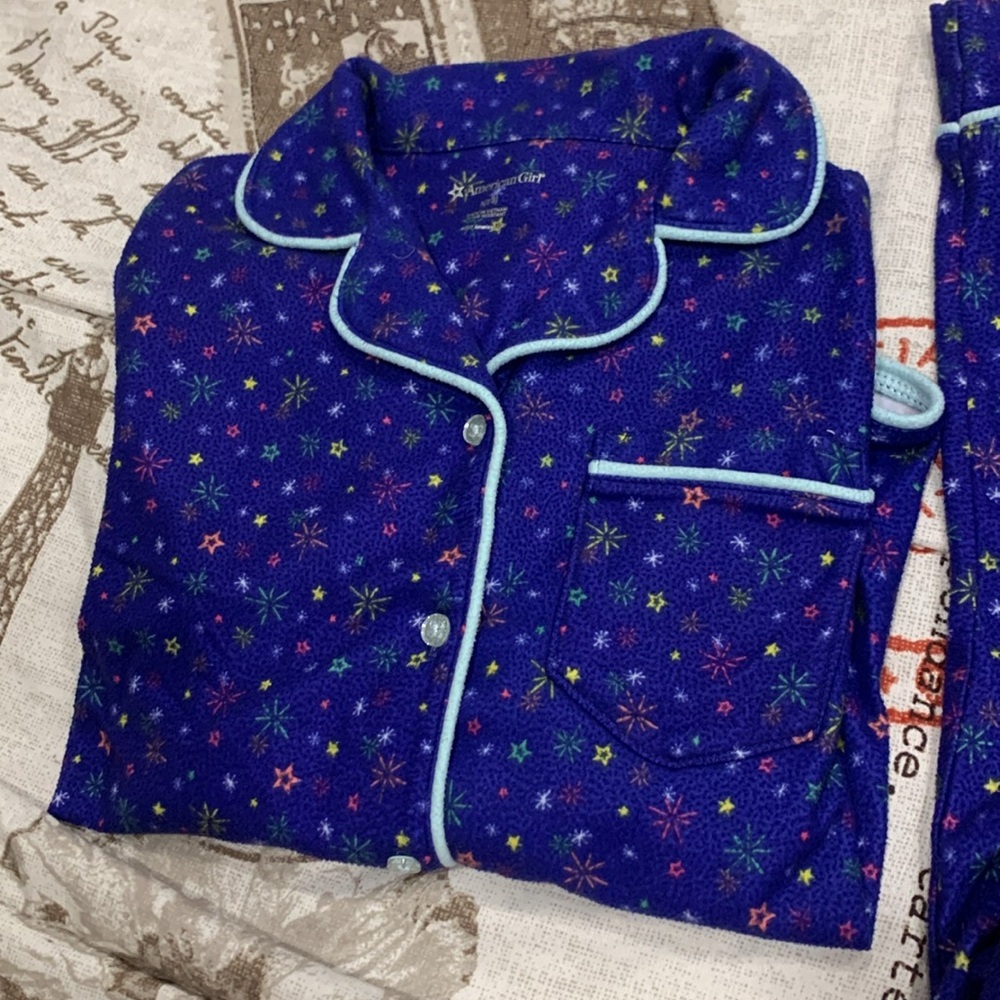 American Girl Blue Star Pajamas Set - Picture 2 of 3
